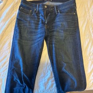 Abercrombie & Fitch Dark Blue Straight Jeans